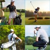 PATIKIL Golf Ball Holder, 2 Pcs Plastic Rotatable Foldable Hold