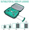 FANCYOU Compressible Packing Cubes Portable Hanging Closet Shelves 17"x12"x24" Extendable