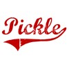 CafePress Pickle (Red Vintage) Bumper Sticker (10 Pk) 10"x3" Rectangle