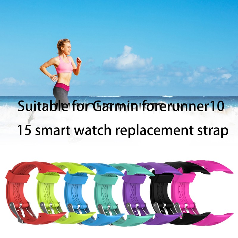 Adjustable Soft Silicone Replacement Wrist Watch Strap with Tool Pins