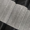 HeMiaor Black Sequined Rhinestone Contracted Tassel Table Runner and Dresser