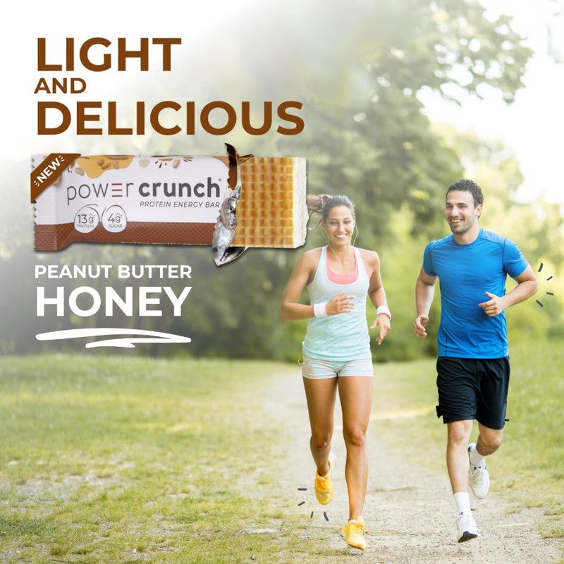 Power Crunch Protein Wafer Bars, High Protein Snacks with Delicious