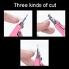 LacyMC Nail Clippers for Natural, Nail Clippers, Manicure Tip Cutter