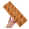 Ciieeo 12holes Wooden Rack Kitchen Countertop Tray for Storing Fresh