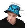 Rtsetaa Bucket Hats Unisex Summer Travel Beach Fisherman Cap Sun