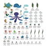 Ocean Wall Stickers for Under The Sea Theme Wall Mural
