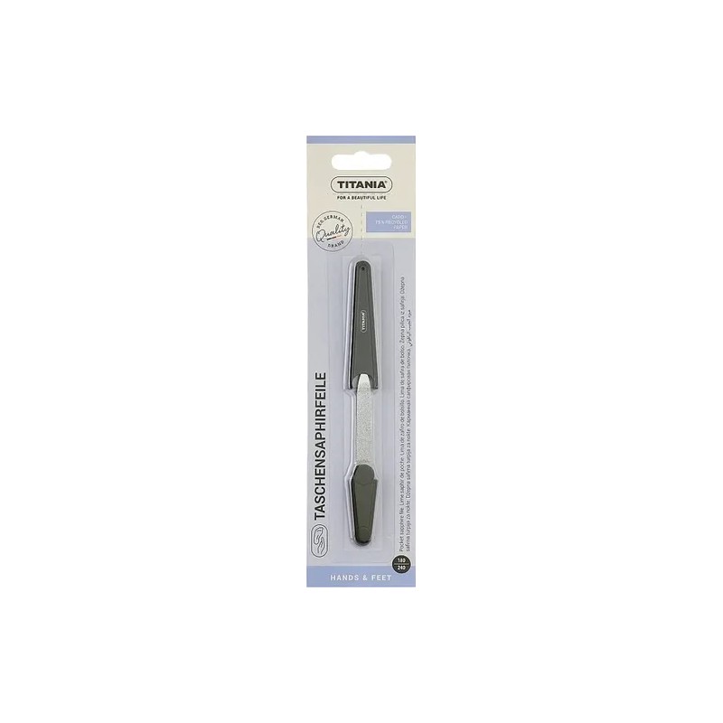Lima De Zafiro Portátil Con Funda Titania Germany