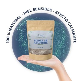 NAIMA Piedra de Alumbre 1Kg  Desodorante 100 Natural para Piel Fresca, Efecto Calmante  Piedras Pequeas, Uso Diario y Cuidado Personal  Ideal Para... 