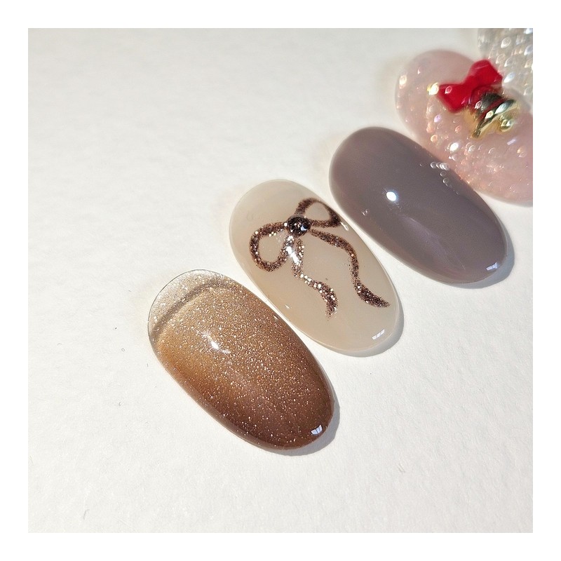 Winterbell Handmade Nail Tips - Almond Long / 윈터벨 수제네일팁