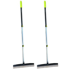 A-to-Z Supply Room Groom Carpet Rake and Groomer with Telescoping 54" Adjustable Handle, Portable Design, Carpet Brush Ideal for Pet Hair, Refreshing High Pile Carpets and Artificial Turf, (Pack of 2)