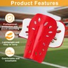 2 Pairs Soccer Shin Guards Shin Pads Extra Lightweight Slide