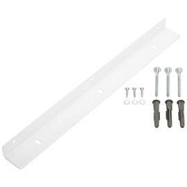 SOTECH Set of 3 Support Brackets 400 mm White Including Mounting Material Wall Brackets for Worktop Table Top Desk Top Mounting Bracket