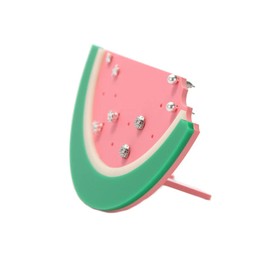 TIELO Watermelon Earring Freestanding Display Stand Acrylic Stud Earring Holder Jewellery Rack