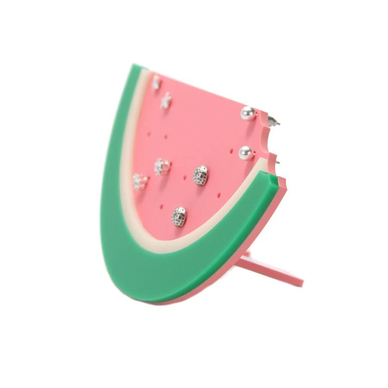 TIELO Watermelon Earring Freestanding Display Stand Acrylic Stud Earring Holder