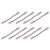10pcs COB Strip Light Connector Professional Double Head 8mm 2