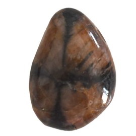 Cross Stone - Chiastolite Stone Pendant | Worry Stone Healing Stone | Tumbled Stone Gemstone Jewellery Pendant, Gemstone, Cross stone chiastolite