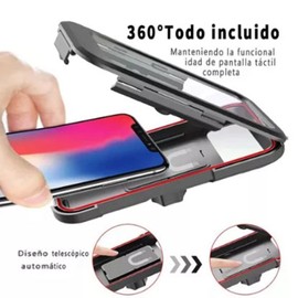Soporte Impermeable para Teléfono de Motocicleta Soporte de Navegación para Bicicleta con Rotación de 360°