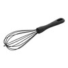 Ballarini 28001-007 Nero Whisk, Silicone, Heat Resistant, Whisk, Whipper, Dishwasher