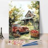 DIY Paint by Numbers, Red Truck Adults' Paint-by-Number Kits on