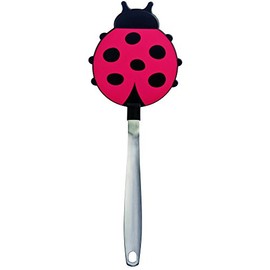 Tovolo Spatulart Espátula volteadora flexible de náilon con motivo de catarina/mariquita