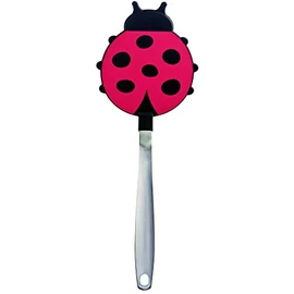 Tovolo Spatulart Espátula volteadora flexible de náilon con motivo de catarina/mariquita
