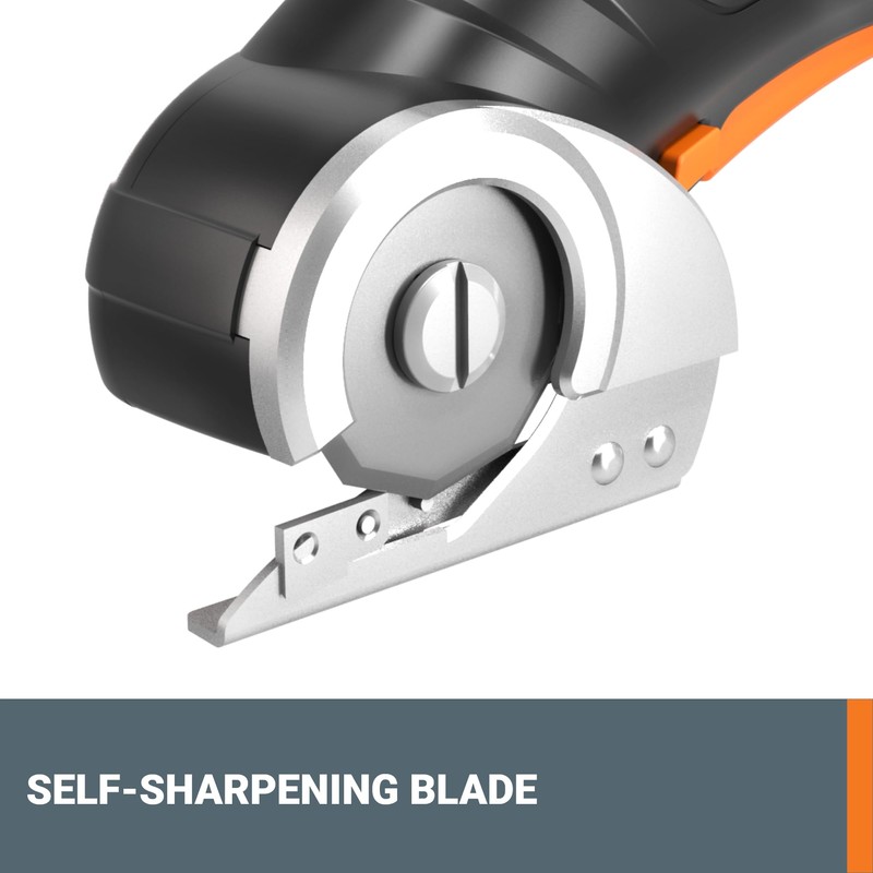 Worx Zipsnip Cordless Electric Scissors, Rechargeable Cardboard Box Cutter, 4V