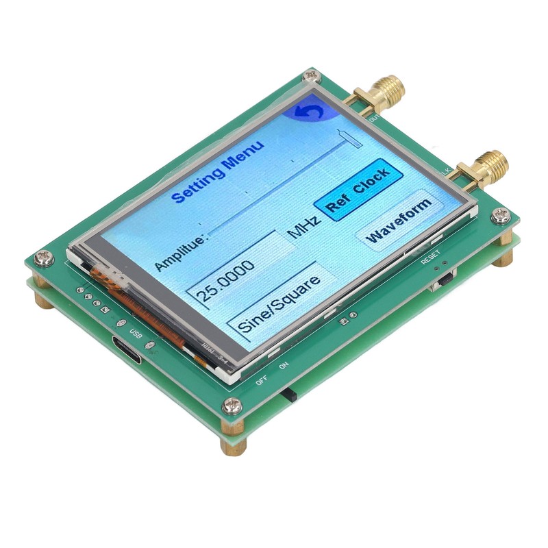 Signal Generator RF Frequency Generator Module 138‑4400MHz Touch Screen ADF4350
