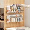 Wall Mounted Underwear Storage Box Punch Free Transparent Underwear Rack