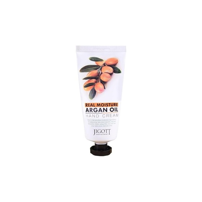 JIGOTT Crema de manos humectante, hidrata y nutre,100 ml (argán)