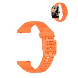 YAJOJO Bands for Jacoosa L70 Smartwatch,Sport quick-release Silicone Band for Jacoosa L70 1.85",Soft Lightweight & Ventilated Comfort Replacement Smartwatch Strap,Adjustable Wristband,Orange