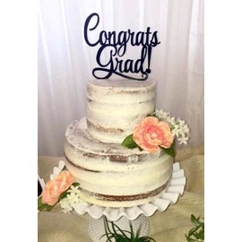[USA-Sales] Graduation Cake Topper, Congrats Grad Cake Topper, Graduation Party, Grad Decoration, by USA-Sales Seller