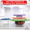 Importeek Kit 5 Tapas Sellado Al Vacio Reutilizables Cocina Comida
