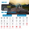 Speedometer Digital HUD Head Up Display OBD2 GPS Projector Overspeed