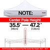 CLAETF 10x10 Canopy Replacement Top,Pop Up Canopy with 8 Drainage