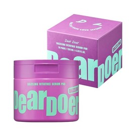 [Dear Doer] Dazzling Vitatree Serum Pad – Vegan Facial Toner Pads with Niacinamide & Vitamin Complex – Gentle Daily Glow Care for Dull, Sensitive Skin – 70 Pads