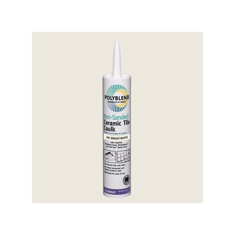 Bright White Tile Caulk