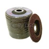 Toolzone Trade Quality 115mm - 4 1/2"" inch 80 Grit Sanding Flap Disc (10 pack) AB011