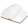 USB Magnetic Wooden Book Light Portable LED Foldable Desk Night