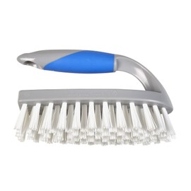 Spontex Bodenbürste antibakteriell - Mit widerstandfähigen Borsten und Anti-Rutsch-Griff. ideal zum Fliesen- und Fugenreinigen. 1 Stück