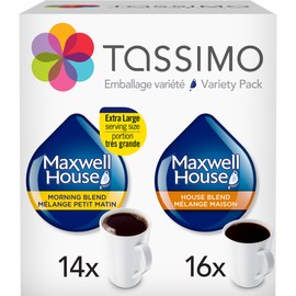 Maxwell House Variety Pack, 249g( 30 count (Pack of 1))