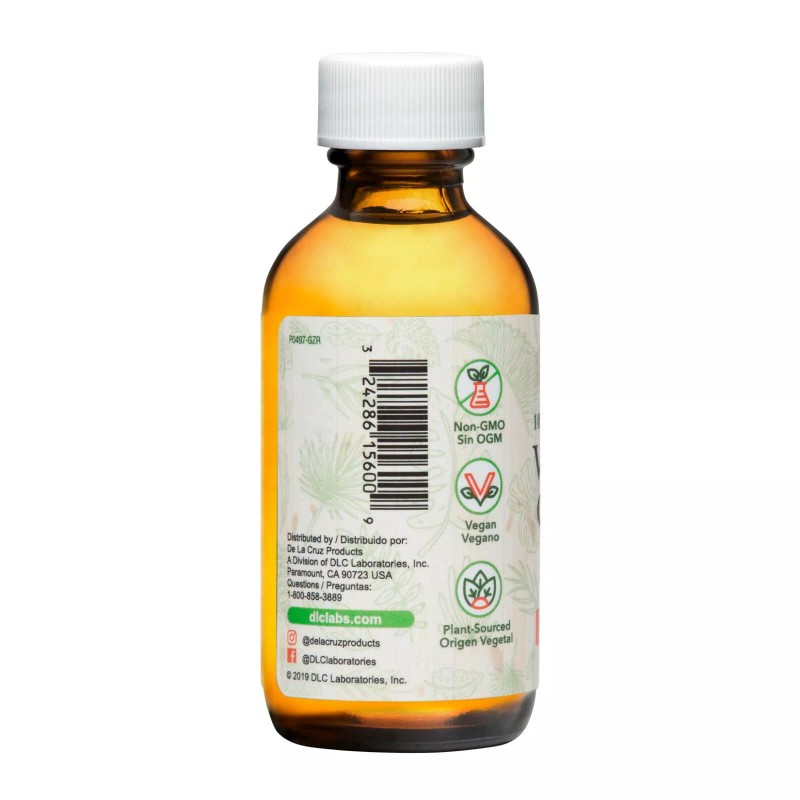 De La Cruz Pure Vegetable Glycerin USP Grade, Bottled in