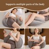 Portable Pregnancy Pillow for Sleeping, Plus W Shaped Soft Maternity