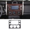 Fgtagtal Soft Carbon Fiber Center Console Panel Trim Cover Fit