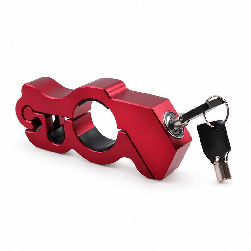 Motorcycle Handlebar Brake Lock for Parking Security – Keyed Brake