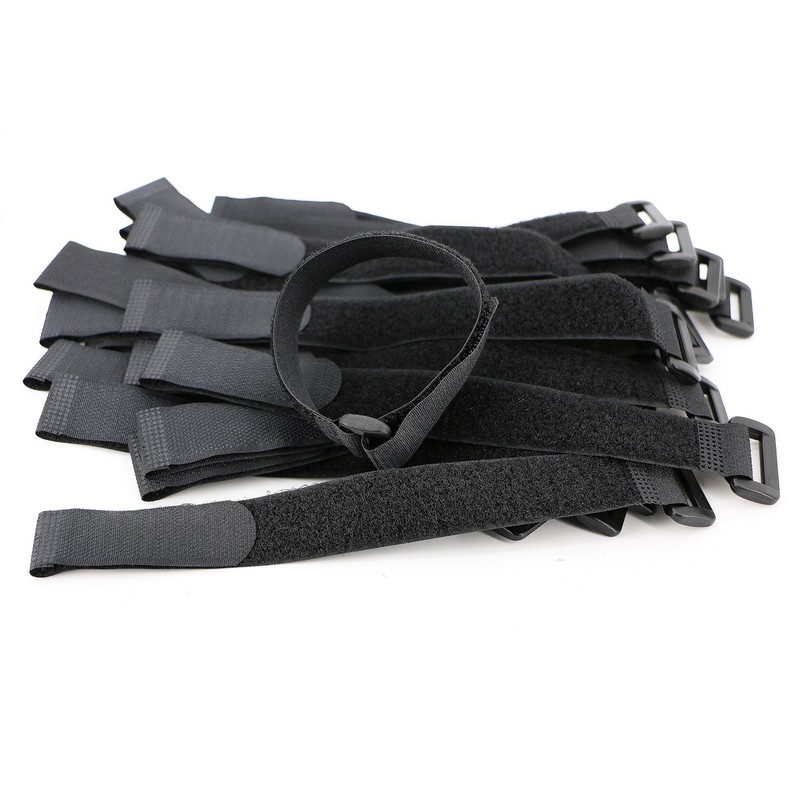 Pasow Adjustable Cable Ties Organizer Fastener with Plastic buckle (12Inch