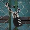 4Pcs Combination Padlock, Heavy Duty Metal Padlock for Gym Locker,