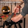 HAUTMEC 6-Inch Japanese Pull Saw, Double-Edged Folding Hand Saw with