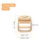 sourcing map Metal Ladder Lock Slider, 6Pcs 3/4" Zinc Alloy