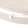 Embroidery Linen Cushion Thickened Round Straw Yoga Mat Home Balcony