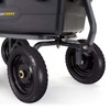 Gorilla Carts 13 Inch No-Flat Replacement Wheels, Heavy Duty Solid